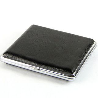 New Pocket Leather Cigarette(20Pc s) Tobacco Case Wallet Box Holder
