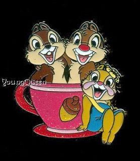 HKDL Disney Mystery Coffee Cup Chip Dale Clarice Pin