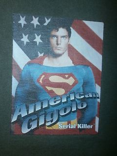 BRAND T SHIRT Superman Christopher Reeve American Gigolo Green 2XL