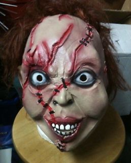 Chucky Halloween childs play Latex Mask, Fancy Dress scary good guy