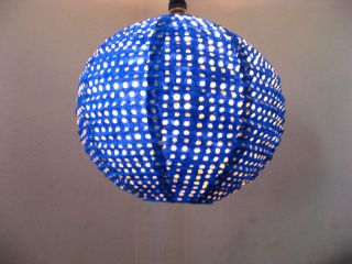 blue lamp shades