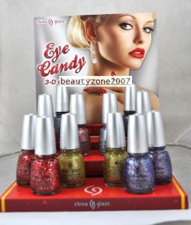 China Glaze Nail Polish Lacquer 2011 New Eye Candy Collection 0.5oz