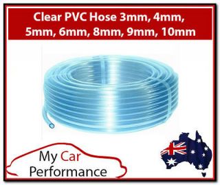 Clear 1M Plastic PVC Hose Pipe Tube Air Water Windscreen Washer Food