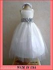Cinderella Princess Ivory Rose Flowergirl Party Pageant Dress