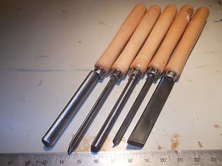 Shop Smith Wood chisels and Lathe tools