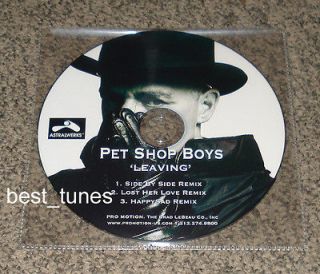 Pet Shop Boys Leaving 3 track US Remixes Promo CD2 memory of the
