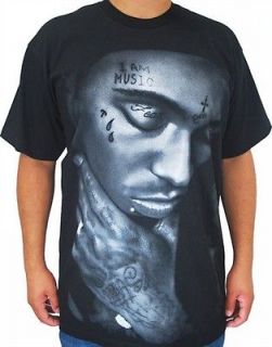 Club Urban Carter T Shirt Black Hip hop mens clothing tattoo gangster