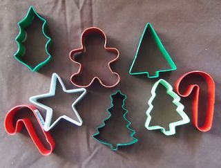 Lot of 16 Christmas Cookie Cutters Wilton and Others Most with tags