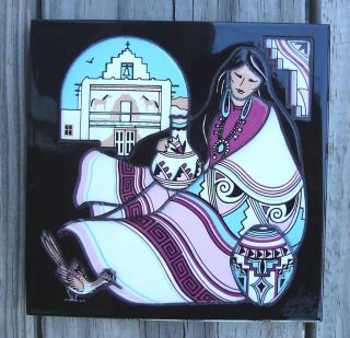 Cleo Teissedre Artist Southwest Art Tile