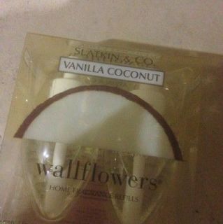 Bath And Body Works Vanilla Coconut Wallflowers Refill 2 Pack