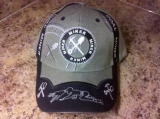 COAL MINER CAP 3D Embroidered Custom Detailed HAT Brand New FREE