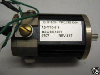 CLIFTON PRECISION AS 771D 011 STEPPING MOTOR NEW IN BOX