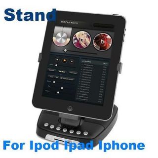 Foldable HiFi Tablet Speaker Dock Stand Station for iPad iPad2 i