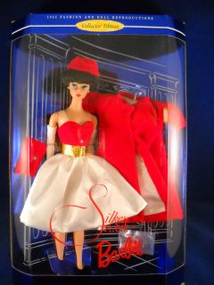 BARBIE DOLL SILKEN FLAME 1962 REPRODUCTION COLLECTOR 1997 MATTEL MIB