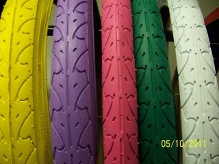 colored mountain bike tires