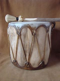 Cochiti Pueblo Indian Large Handmade Drum! Native American by Ray