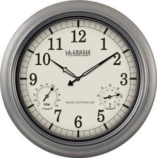 18 INCH OUTDOOR ATOMIC WALL CLOCK NEW FREE US SHIP