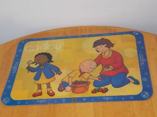 Blue Yellow Table Place Mat Picking Berries With Mom And Clementine