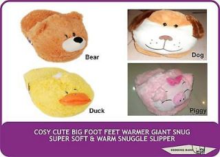 Pillow Pet Giant Slipper Foot Feet Warmer Comfy Cosy Playful Snug