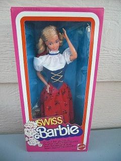 Swiss Barbie DOTW 1983, First in a Series   NIB