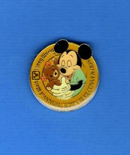 WORLD Theme Park  1st ANNUAL Teddy Bear CONVENTION PIN from 1997