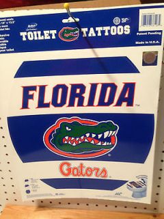 FLORIDA Gators Toilet Tattoo Toilet Seat Removable Decor TOILET