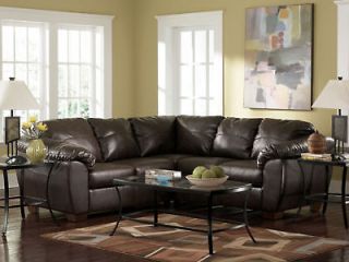 BRISTOL   CONTEMPORARY BROWN BONDED LEATHER LIVING ROOM SOFA COUCH