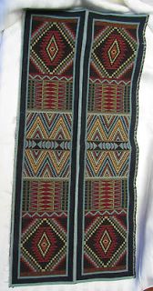 Southwestern Indian Native American AZTEC Tapestry Fabric Bell Pull