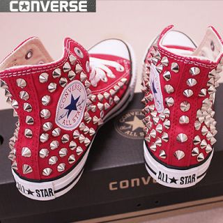 Genuine CONVERSE All star with studs Sneakers Sheos Red