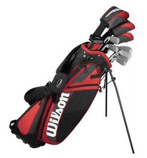 WILSON PROFILE Mens Complete Golf Club Set w/Stand Bag RIGHT HAND ED