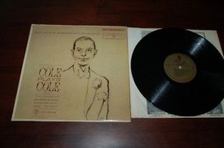 Rare Buddy Cole Plays Cole Porter Near Mint Vinyl Record Bosendorfer