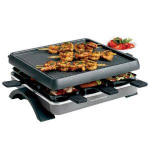 Hamilton Beach 31602 Raclette 8 Person Party Grill Brand New