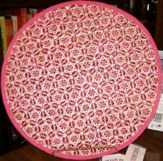 New 15 in Pink Wicker Style Placemats Country Living