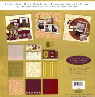 Scrapbooking Kit Perfect Pages Bohemian Bazaar 130 pieces Colorbok New