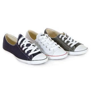 CONVERSE WOMENS ALL STAR LIGHT OX CANVAS LACE UP UK 3 8