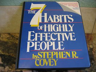 Seven Habits of Highly Effective People by Stephen R. Covey Cassettes