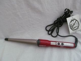 Conair You Curl Instant Style Hair Curling Iron Model CD117X Red