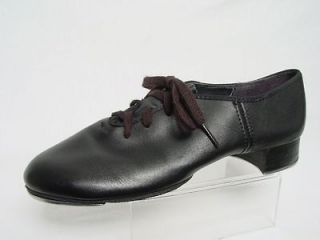 CAPEZIO CG06 Womens 6 M Black Leather Split Sole Tap Dance Shoes Near
