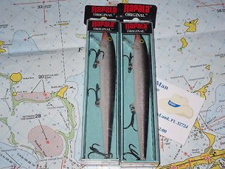 RAPALA F 13 ORIGINAL SILVER FLOATING FISHING LURES NEW IN PACKAGES