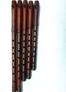 Turkish Good Quality Plum Wood Dilli KAVAL TUTEK Shivi Flute SET