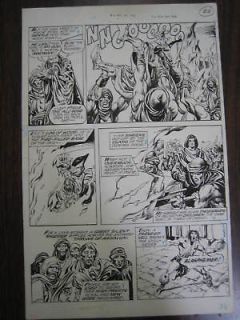 Savage Sword Conan #36 P 26 Original Comic Art Buscema
