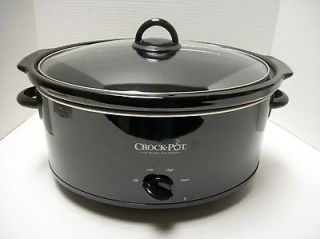 Black Crock Pot 7 Quart Slow Cooker SCV700 B