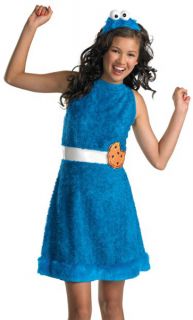 Cookie Monster Outfit Tween Girls Sesame Street Costume