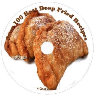 Deep Fryer Recipes on CD turkey ice cream candy bars meat pies pickles