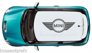 Graphic Decals Fits ANY Mini Cooper Roof or Sun roof S Countryman