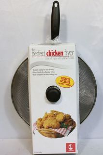 ROSHCO THE PERFECT CHICKEN 12 FRY PAN WITH SPLATTER SCREEN