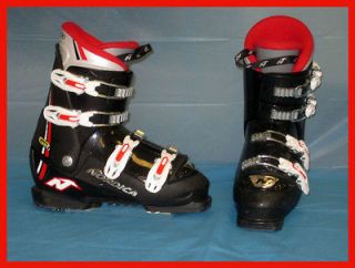 TJ Jr. KIDS SKI BOOTS Size 5.5 Black Red Mondo 23.5 jr kids ski boots