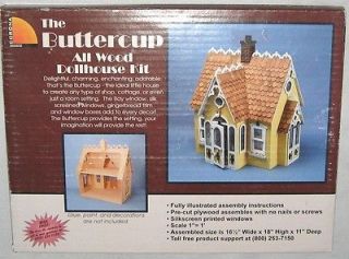 Buttercup Wood Doll Doll House Craft Woodworking Kit   Assembled Size
