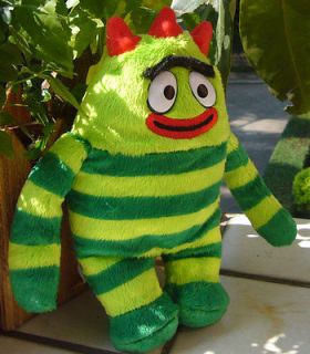 NEW CUDDY YO Gabba Gabba Green Brobee Plushies 18CM plush doll BEST