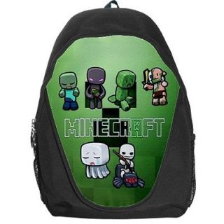 HOT AND NEW ITEM Minecraft Monsters Characters Creepers Backpack Bag